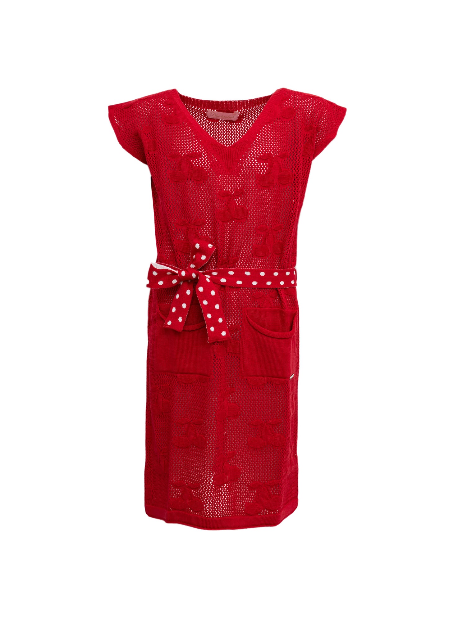 Vestido Tricot Renda Estampado