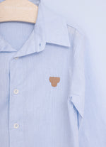 Camisa Algodão e Linho Patche For Boys