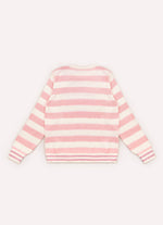 Blusa Tricot Listrada Coração Barbie Cristal