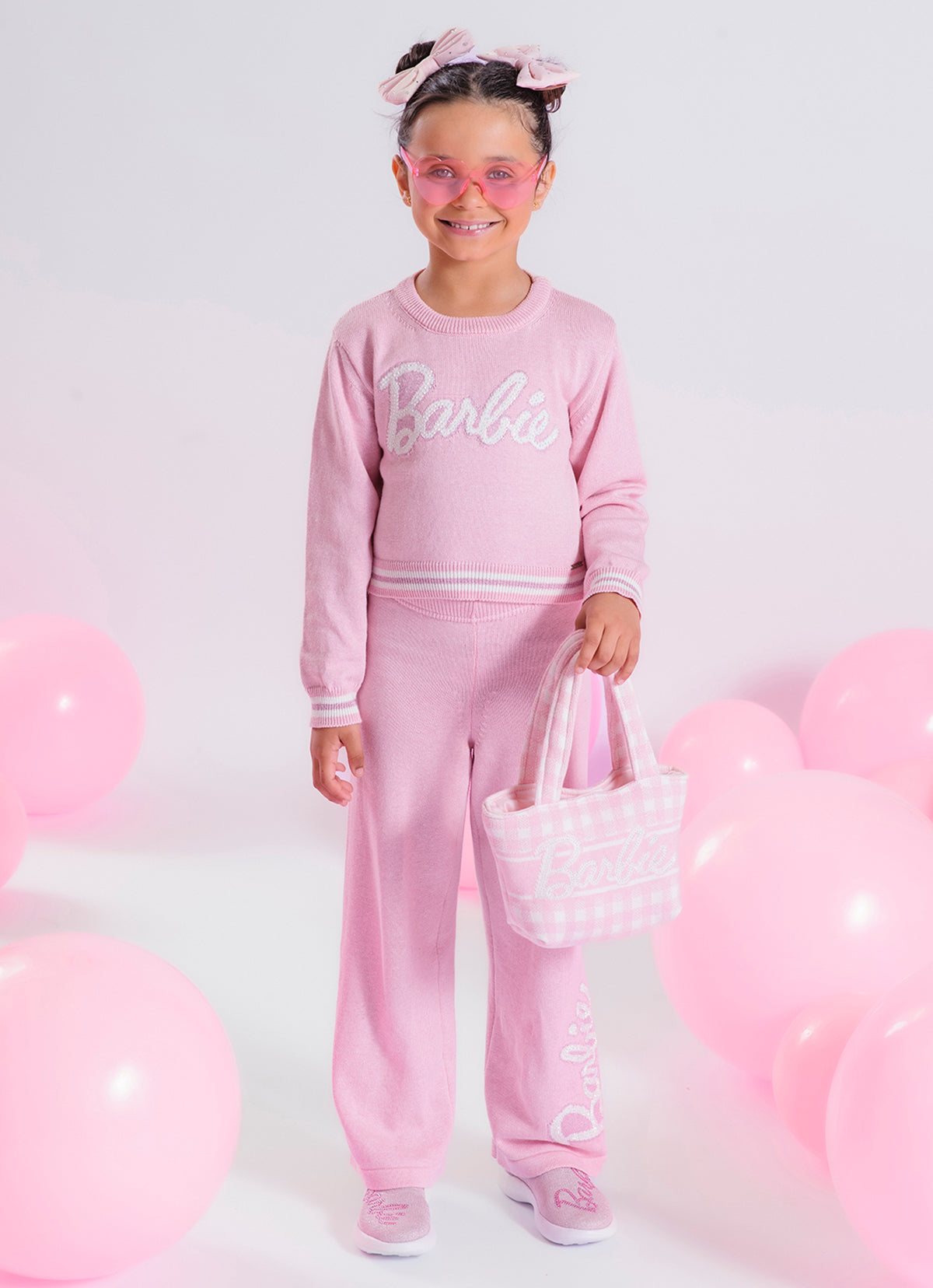 Blusa Tricot Cropped Barbie Shine