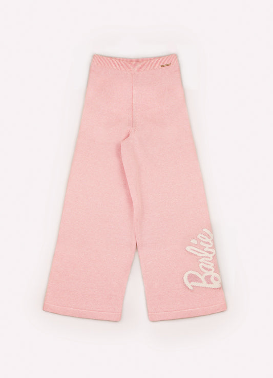 Calça Tricot Reta Barbie Shine