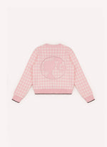 Casaco Tricot Xadrez Silhuette Barbie Cristal