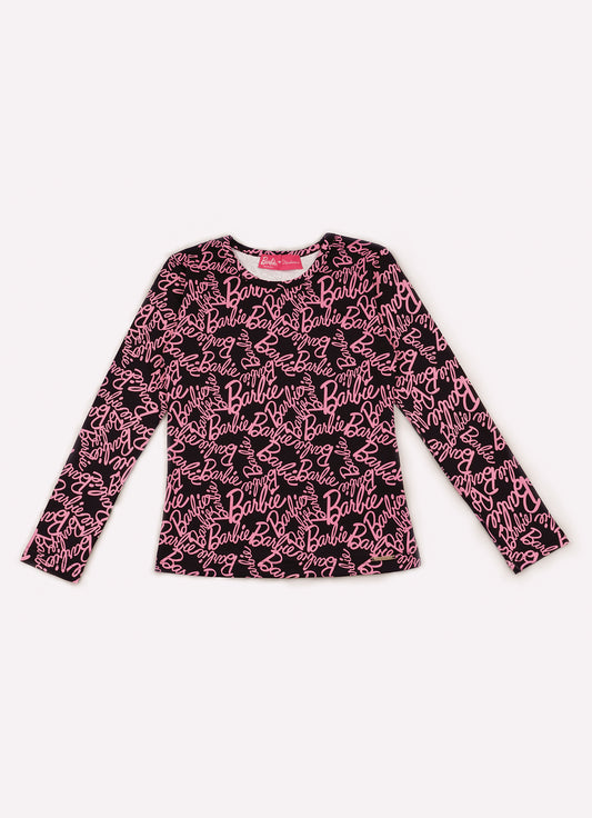 Blusa Light Estampada Barbie X Pituchinhus