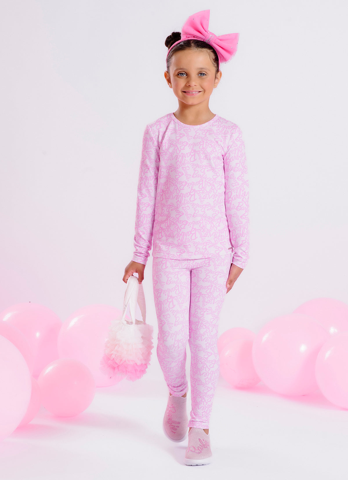 Blusa Light Estampada Barbie X Pituchinhus