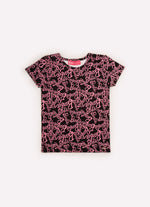 Blusa Light Manga Curta Estampada Barbie X Pituchinhus