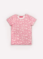 Blusa Light Manga Curta Estampada Barbie X Pituchinhus