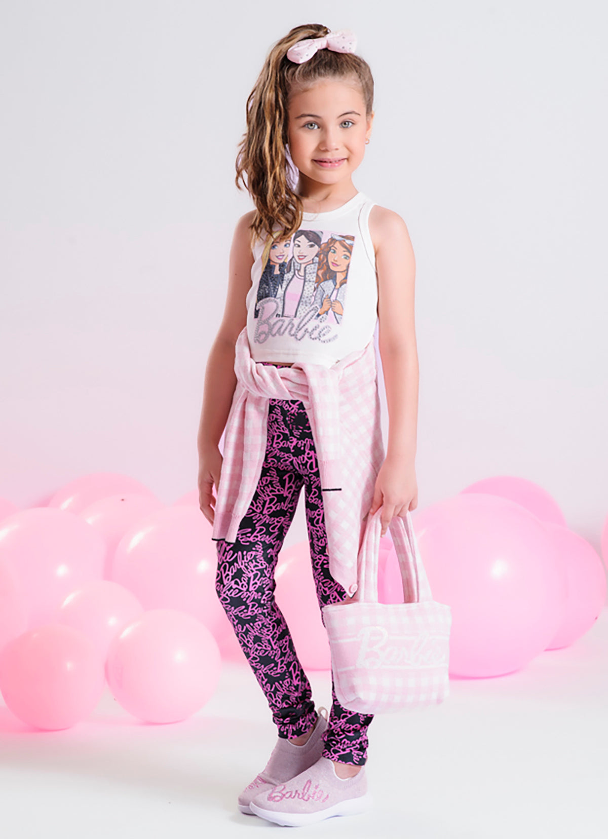 Legging Light Estampa Barbie X Pituchinhus