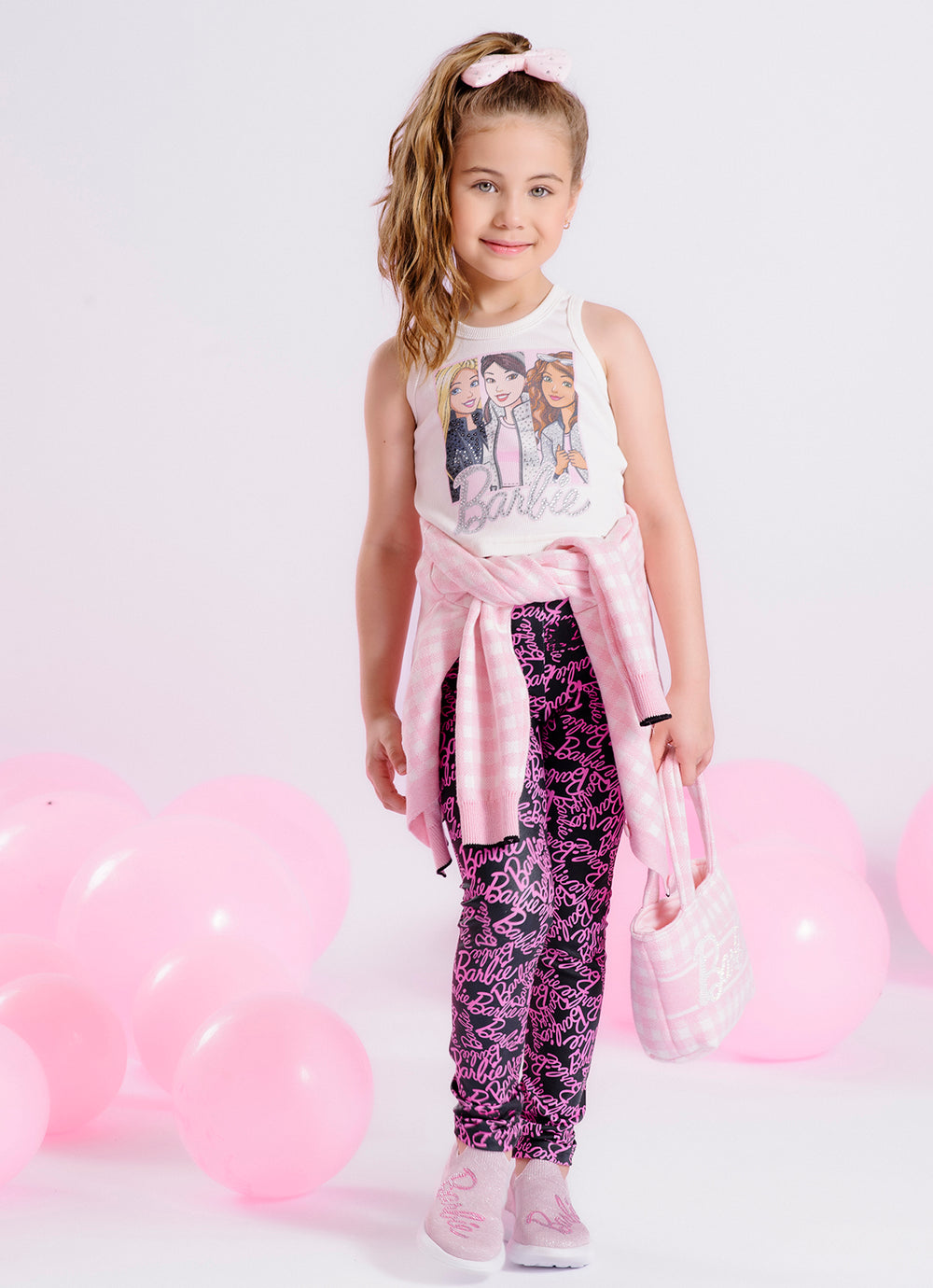 Legging Light Estampa Barbie X Pituchinhus