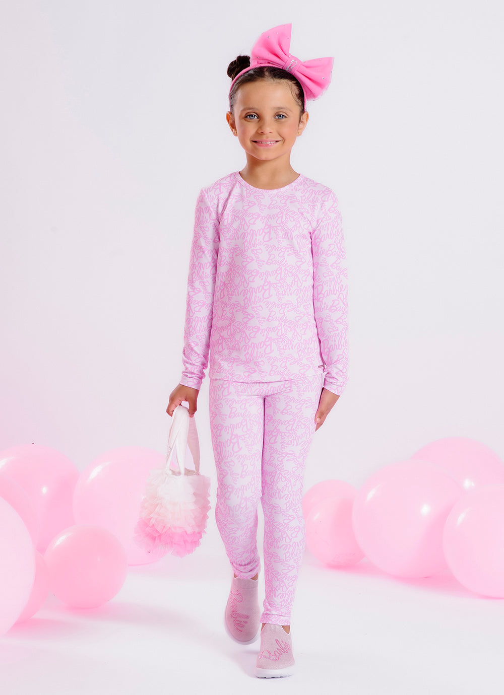 Legging Light Estampa Barbie X Pituchinhus