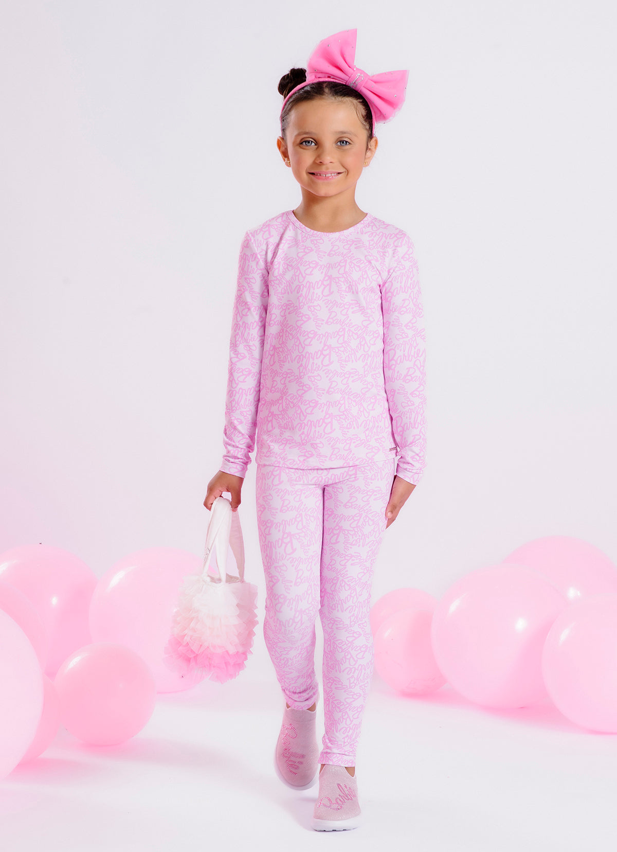 Legging Light Estampa Barbie X Pituchinhus