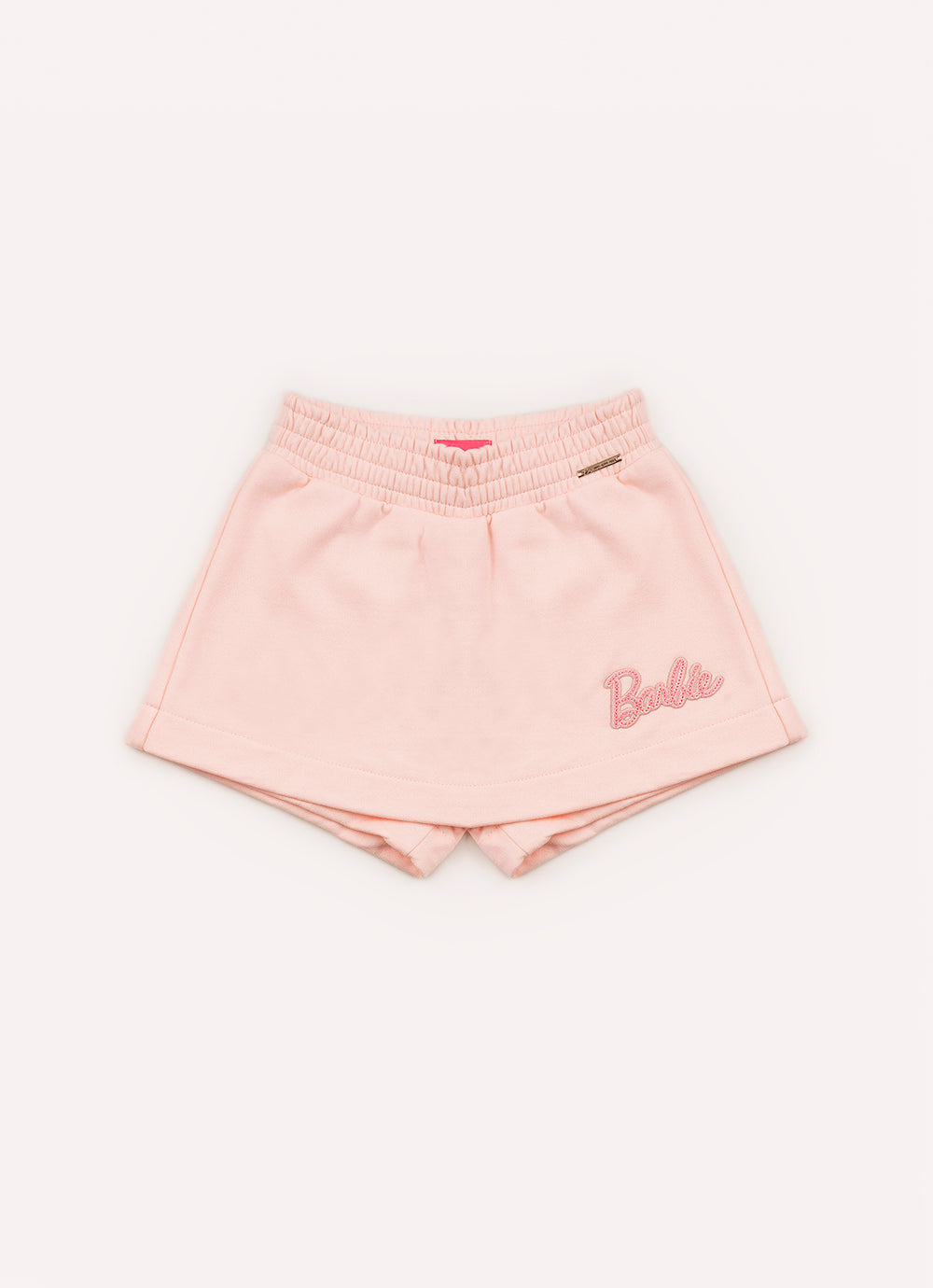 Saia Short  Moletom Patche Barbie