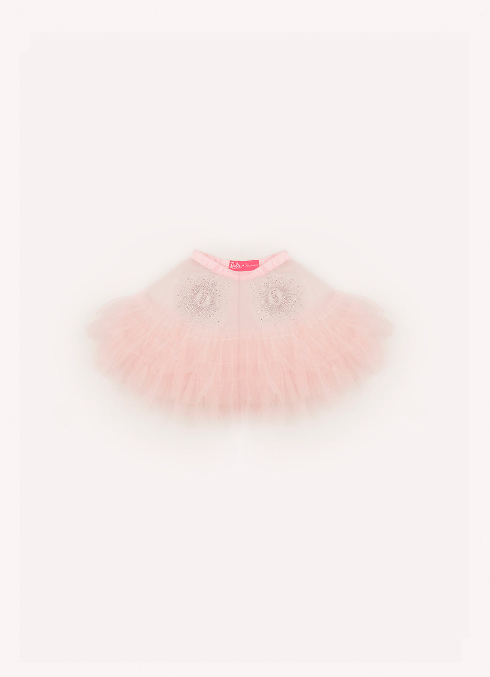 Capinha Tule Frufru Cristais Barbie