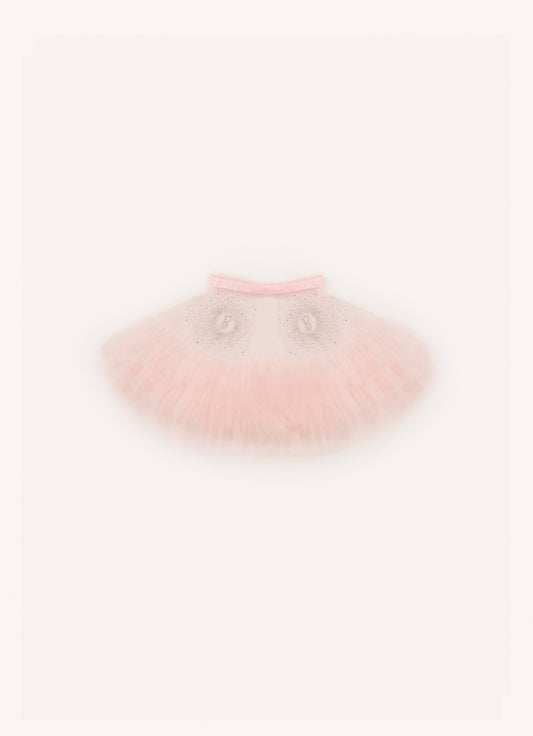 Capinha Tule Frufru Cristais Barbie