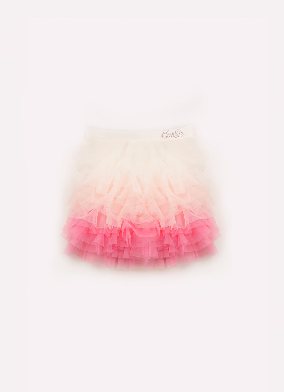 Saia Short Babados Tule Coloridos Barbie