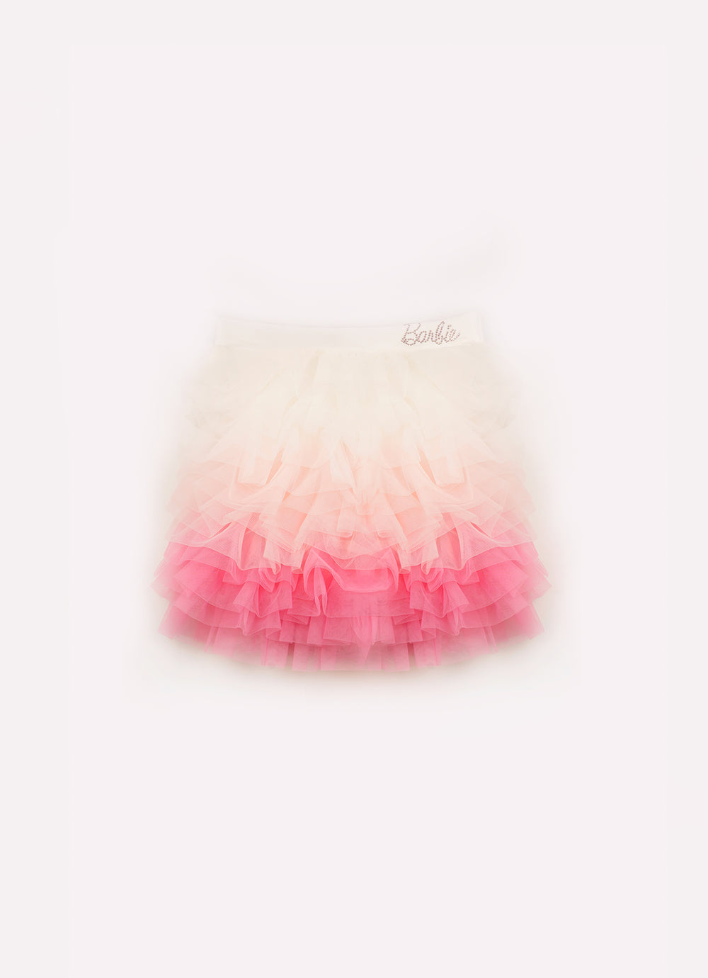 Saia Short Babados Tule Coloridos Barbie