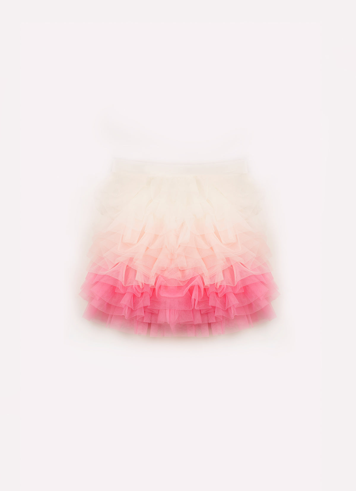Saia Short Babados Tule Coloridos Barbie
