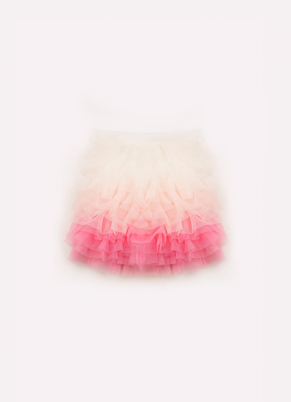 Saia Short Babados Tule Coloridos Barbie