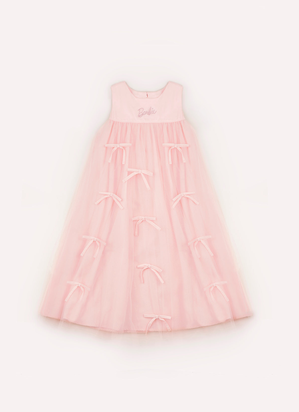 Vestido Tule Mini Lacinhos Barbie