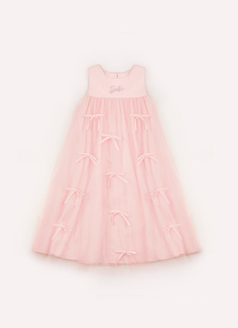 Vestido Tule Mini Lacinhos Barbie