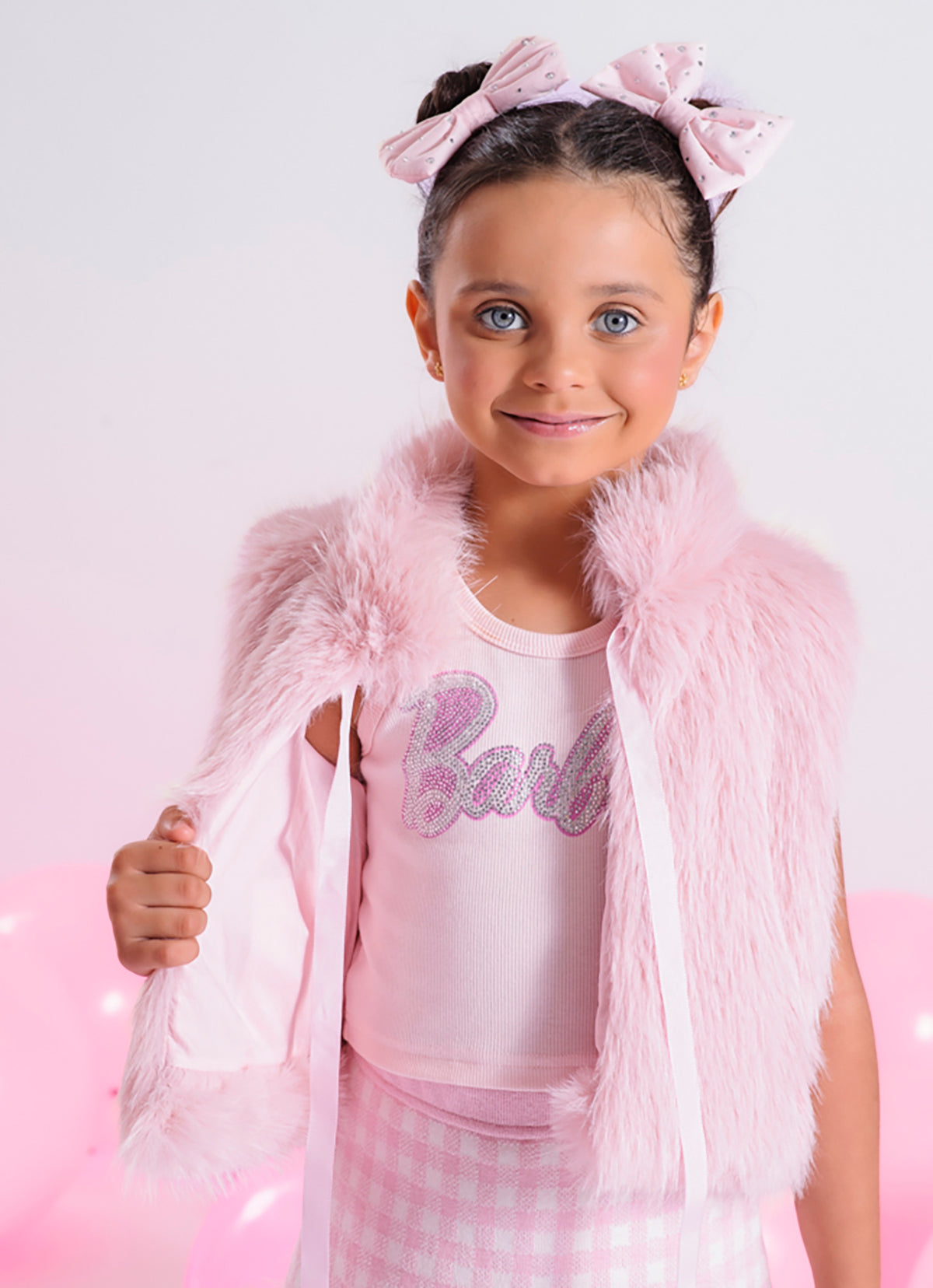 Colete Pele Patche B Barbie