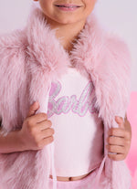 Colete Pele Patche B Barbie