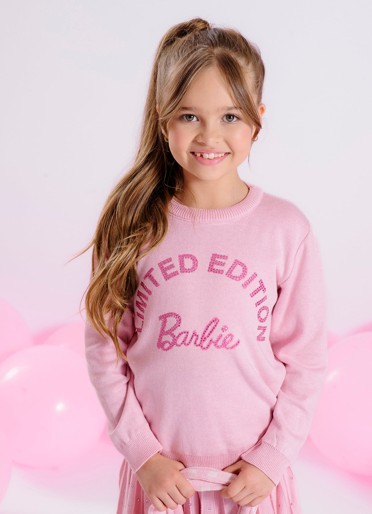 Blusa Tricot Barbie Limited Edition Cristal
