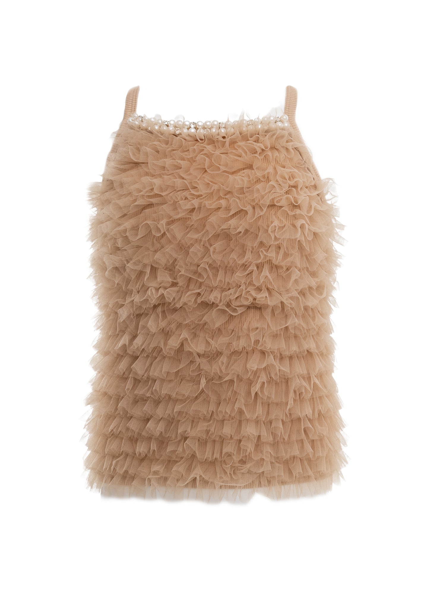 Conjunto Festa Blusa Ribana e Saia Short Tule