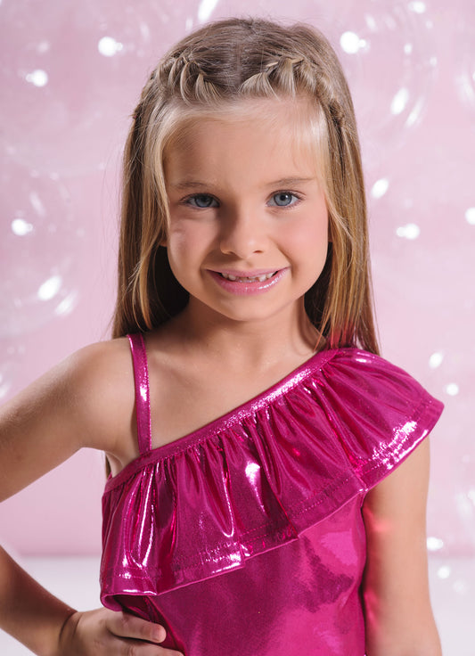Blusa Cropped Malha Shine Barbie