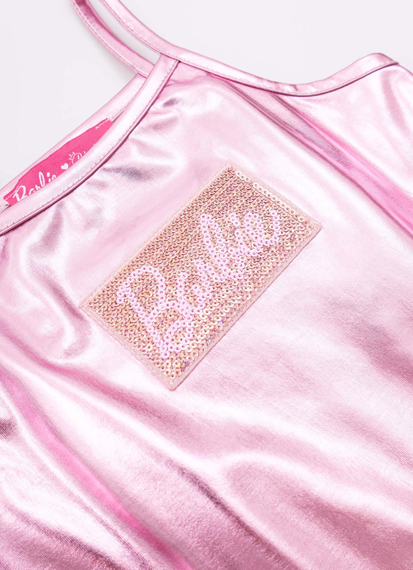 Vestido Malha Shine Barbie