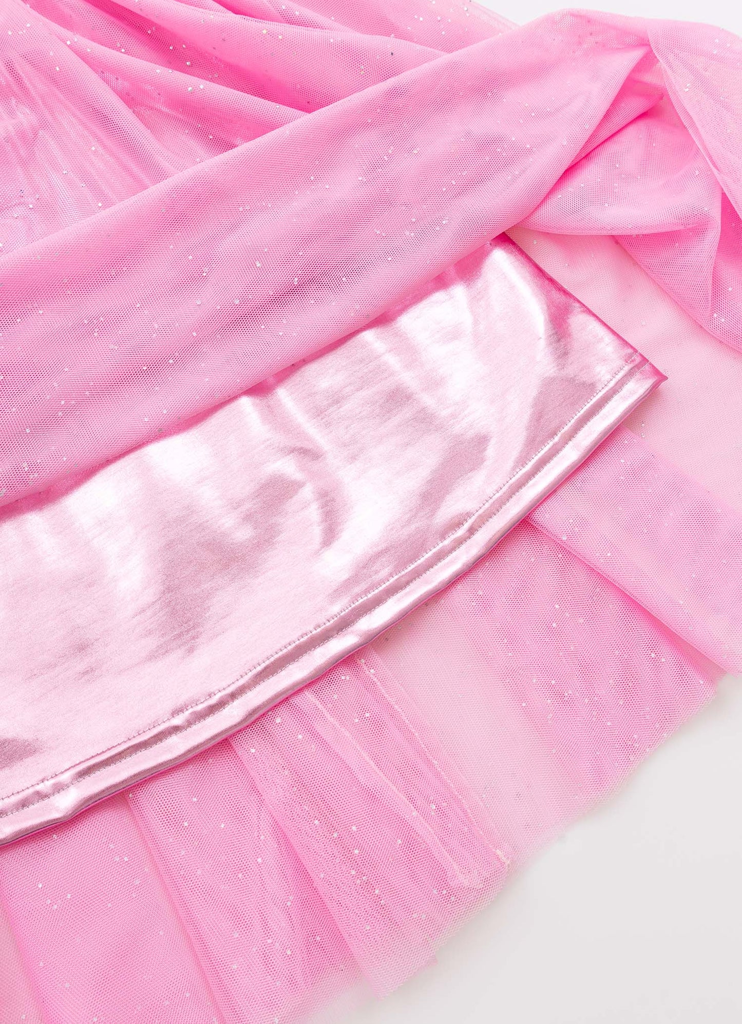 Vestido Malha Shine Barbie
