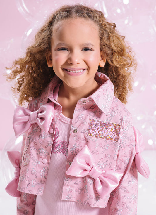 Jaqueta Sarja Puffer Barbie