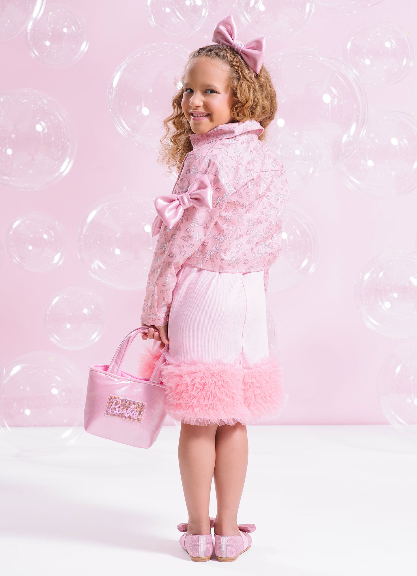 Jaqueta Sarja Puffer Barbie
