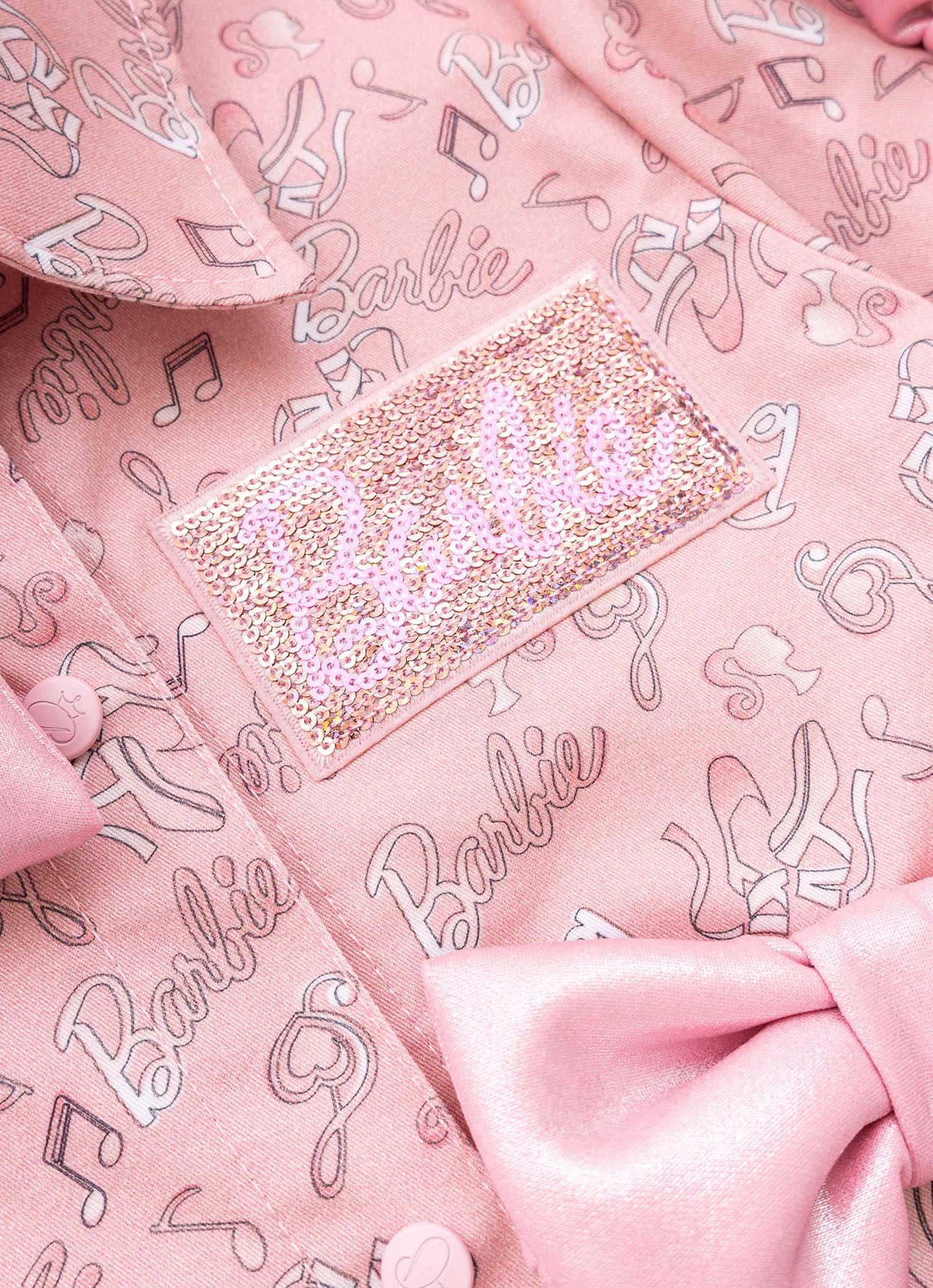Jaqueta Sarja Puffer Barbie