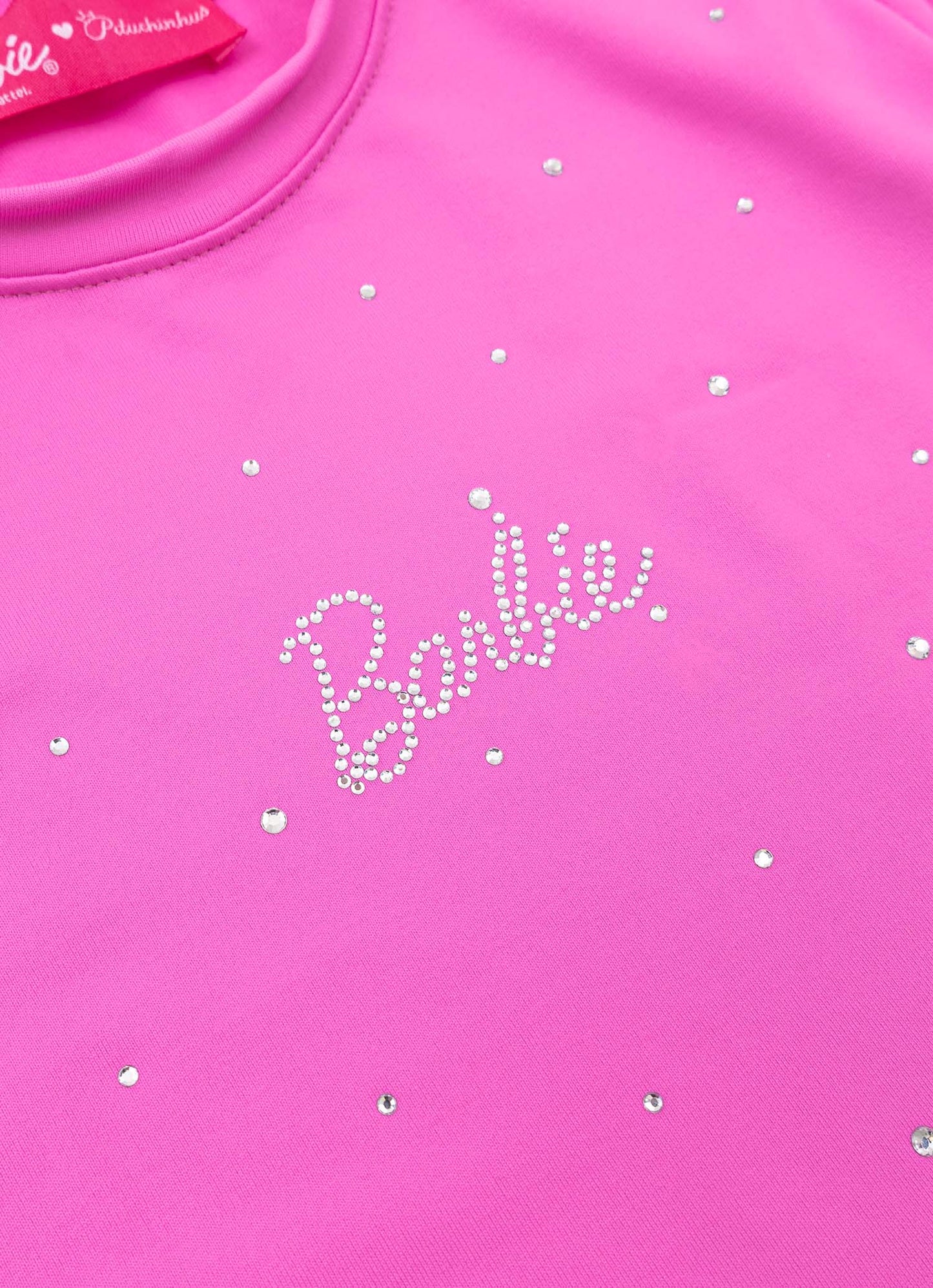 Conjunto Light Blusa e Short Cristais Barbie