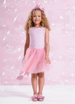 Vestido Com Short Light Estampa Barbie Ballet