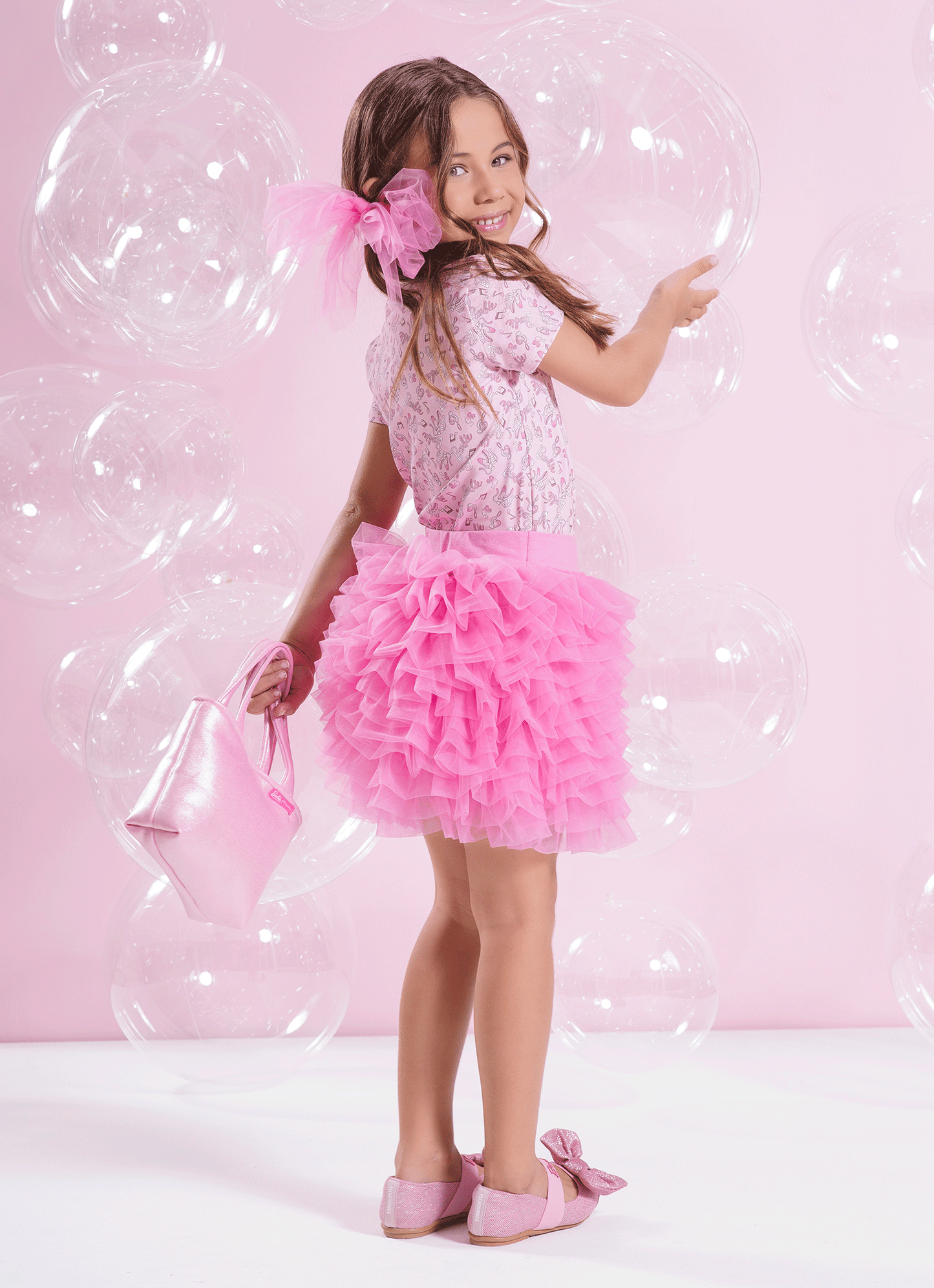 Blusa Light Estampa Barbie Ballet
