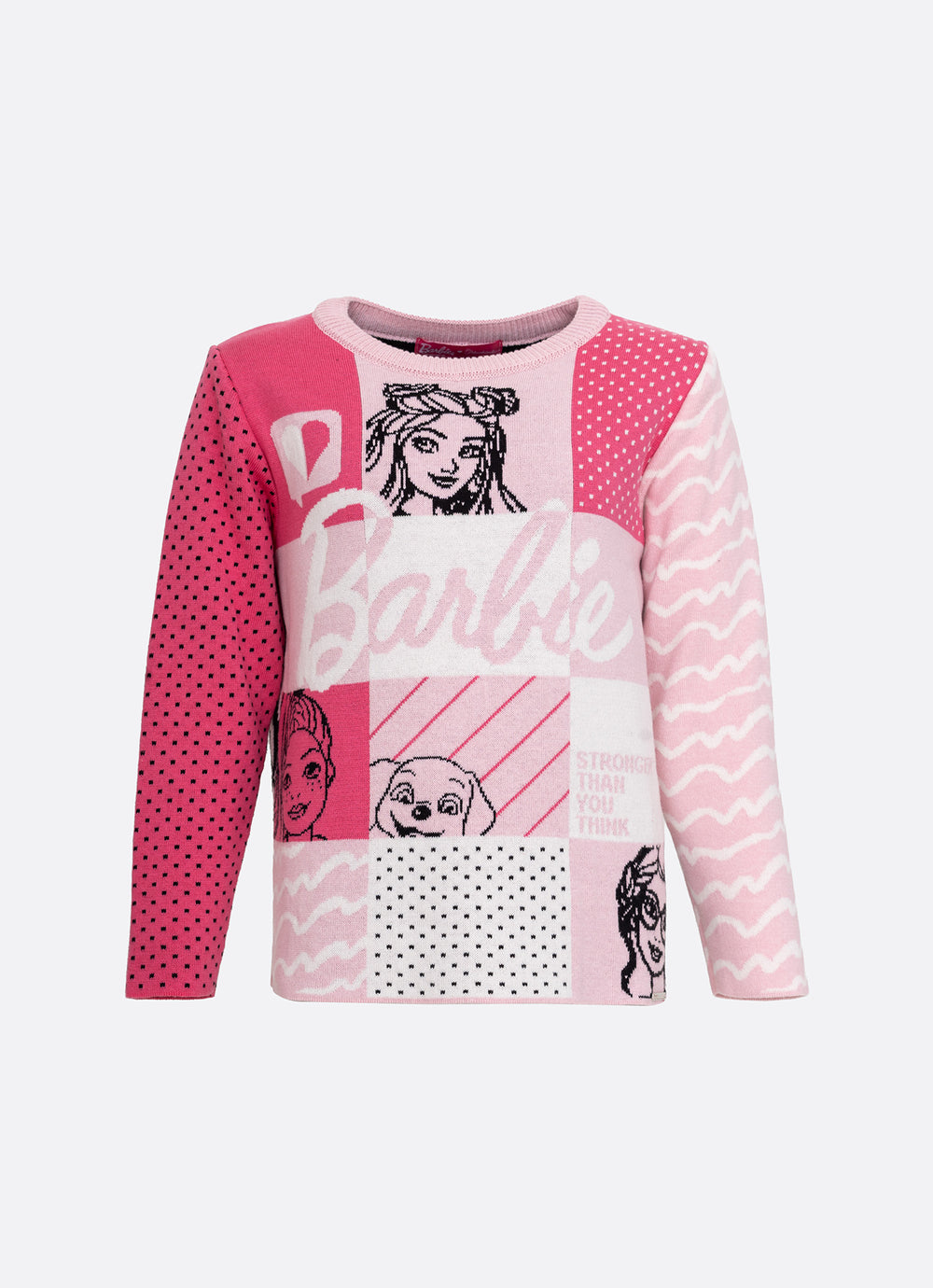 Blusa Tricot Conceito Jacquard Barbie