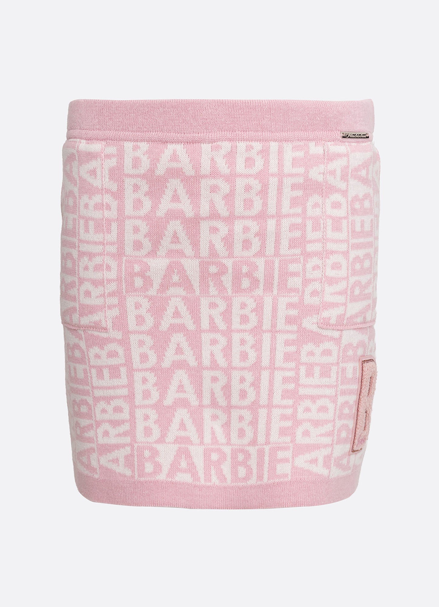Saia Tricot Jacquard Barbie Patche B