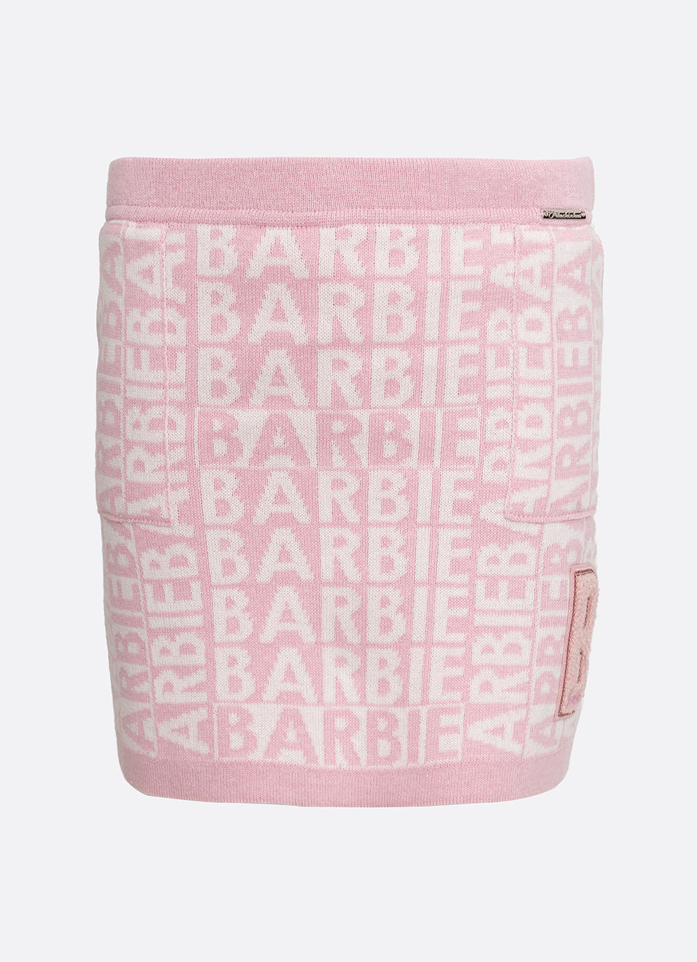 Saia Tricot Jacquard Barbie Patche B