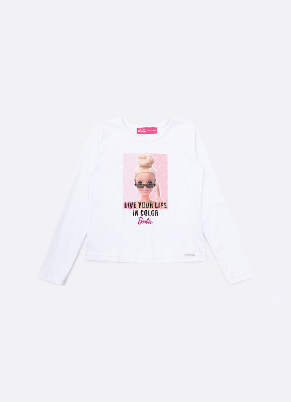 Blusa Cotton Serigrafia Color Barbie