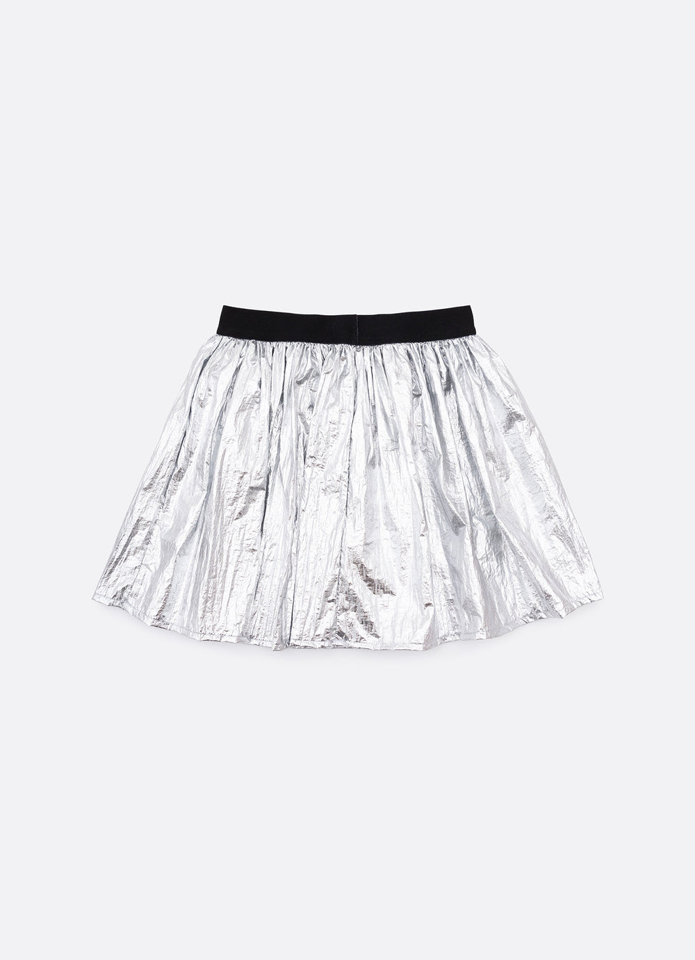Saia Short Malha Prata Barbie