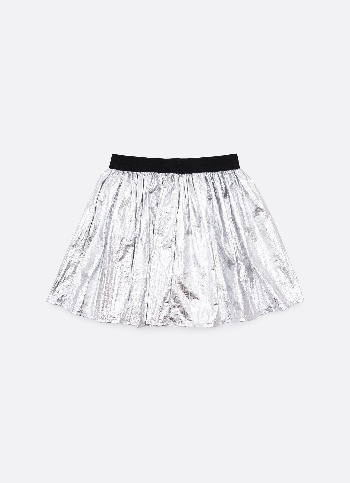 Saia Short Malha Prata Barbie