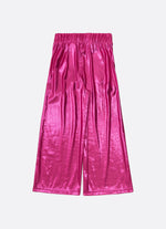 Calça Reta Malha Brilho Barbie