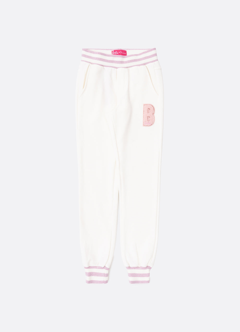 Calça Jogging Moletom Patche Barbie