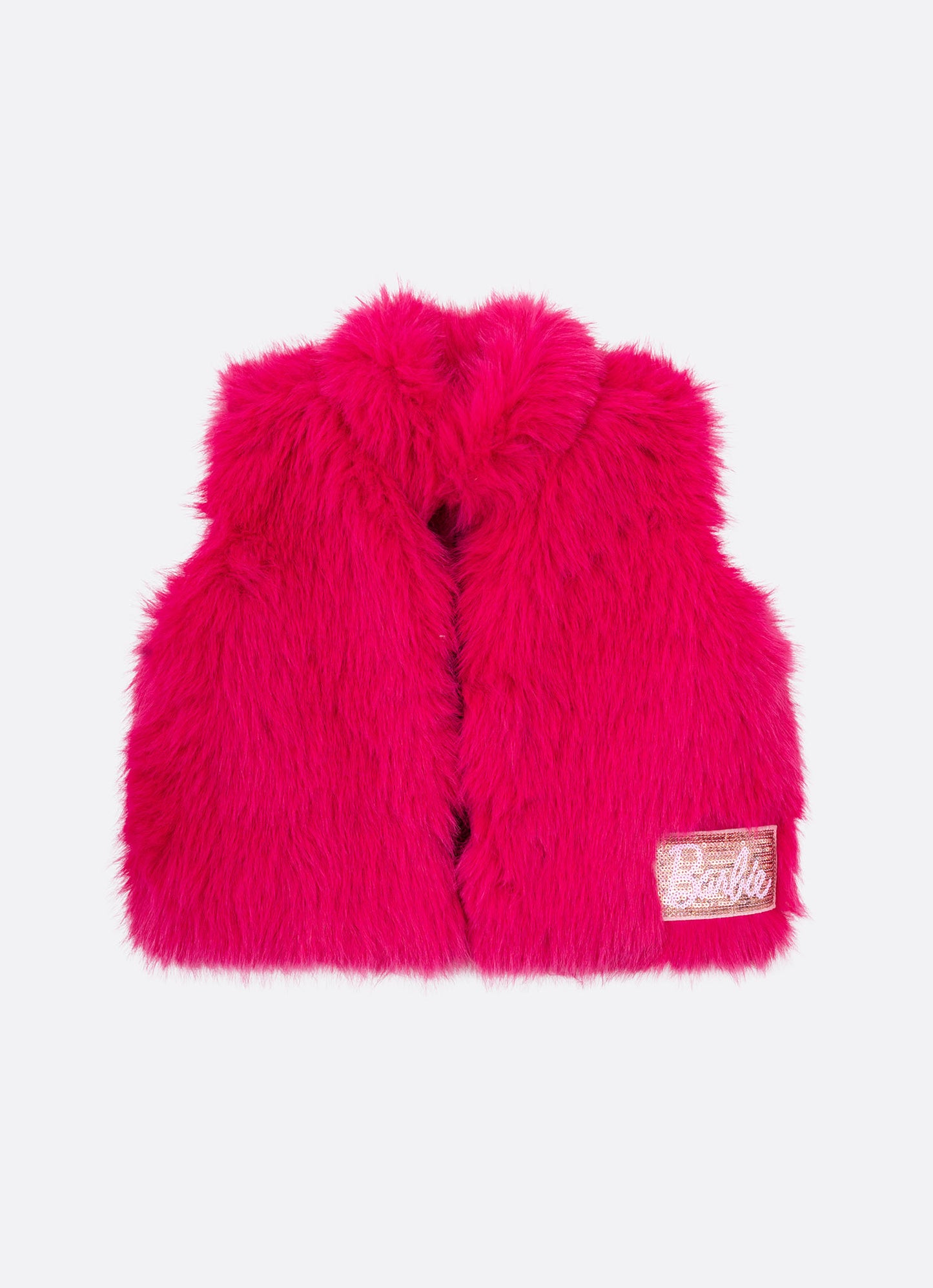 Colete Pele Fake Patches Barbie
