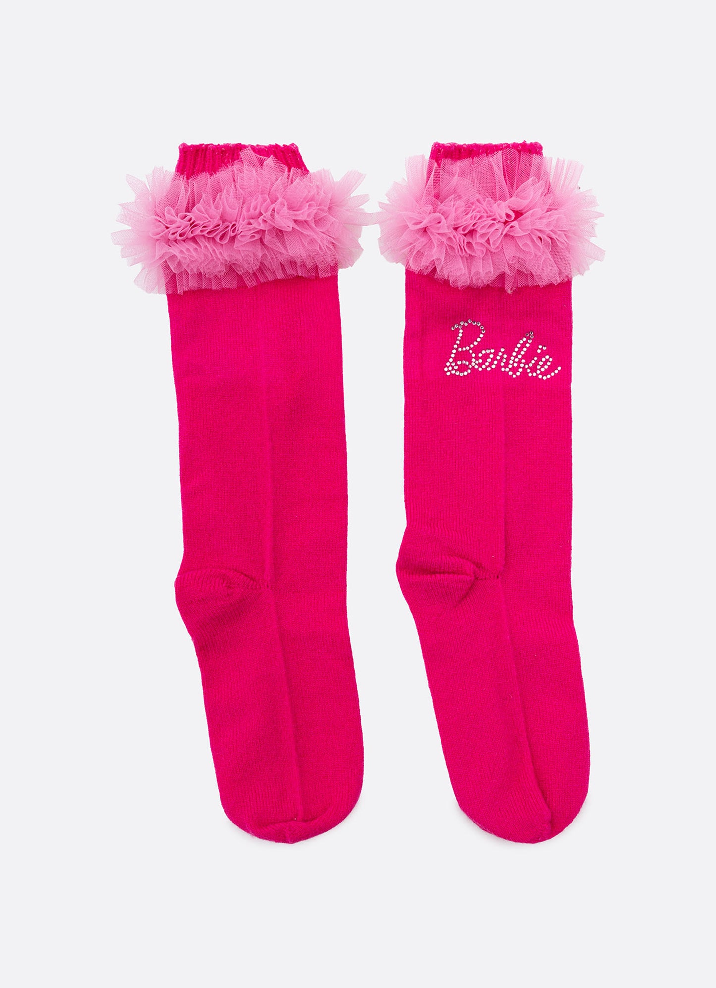 Meia Tricot Barbie Frufru