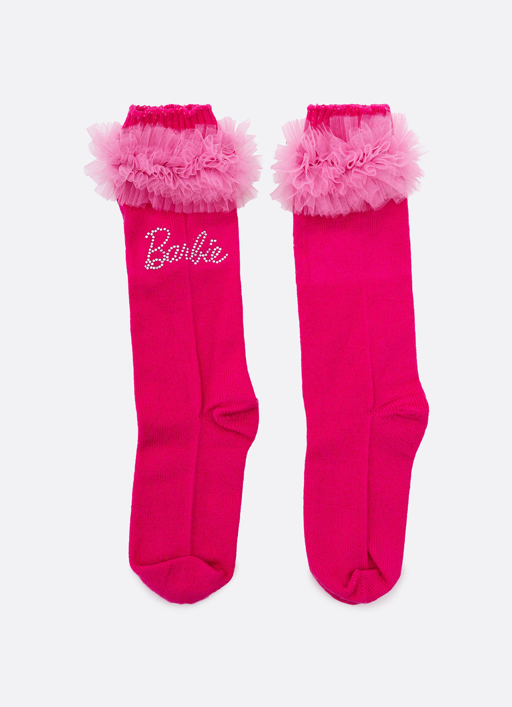 Meia Tricot Barbie Frufru