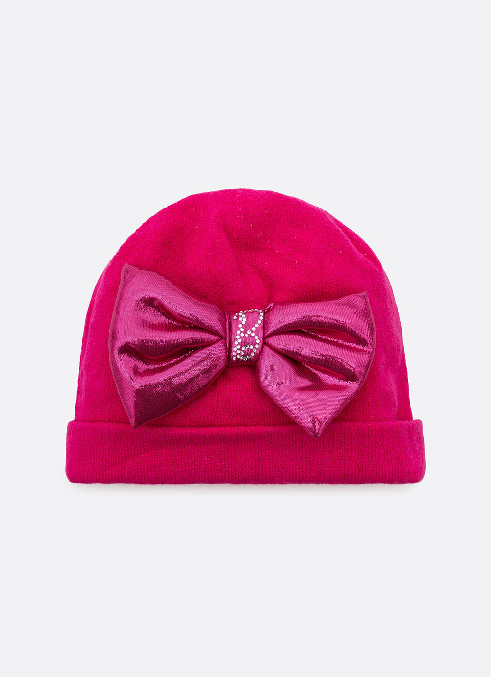 Touca Tricot Laço Puffer Brilho Barbie