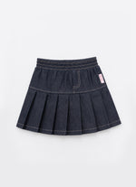 Saia Short Jeans Pregas Barbie