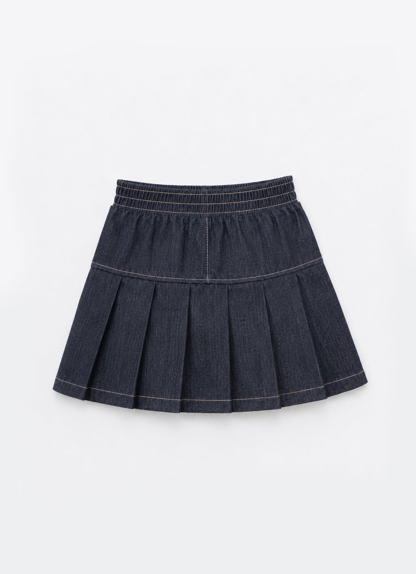 Saia Short Jeans Pregas Barbie